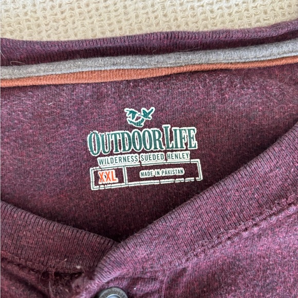 Outdoor Life Maroon Long Sleeve Tee - Picture 2 of 5